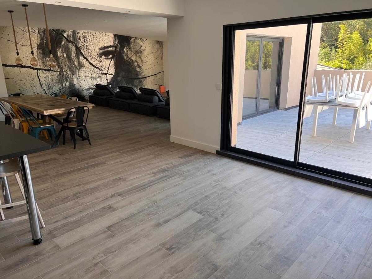 Villa 400m2 piscine intérieure chauffée Agde Exterior foto